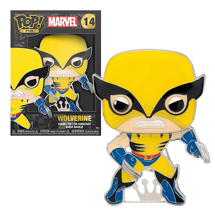 Funko Pin Marvel Wolverine Collectible 4" Enamel Pin Badge - The Geek In Me