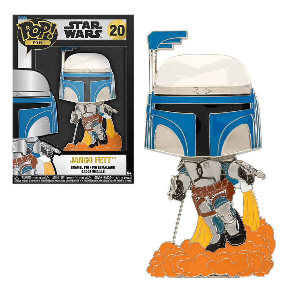 Funko Pin Star Wars Jango Fett Collectible 4" Enamel Pin Badge Funko POP Pin Star Wars Jango Fett Collectible 4" Enamel Pin Badge - The Geek In Me