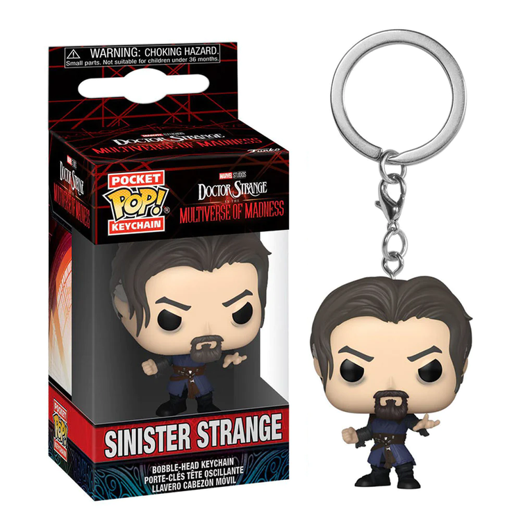 Funko Pocket POP Marvel Doctor Strange Multiverse Sinister Strange Figure Keychain - The Geek In Me