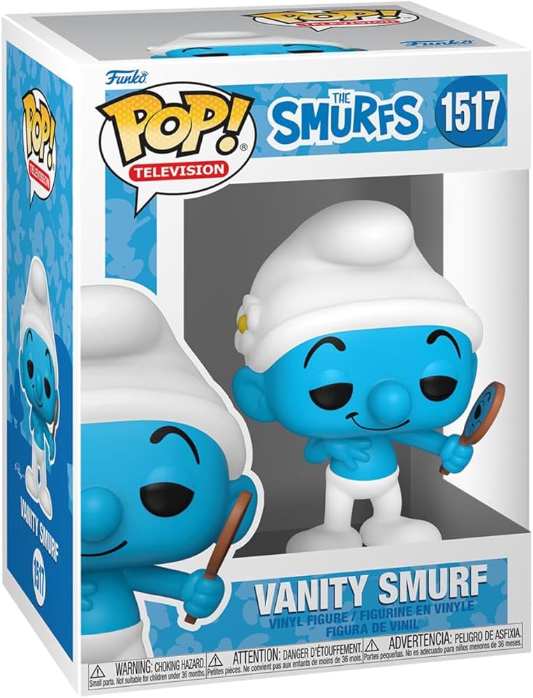 Funko Pop! Animation #1517 The Smurf’s - Vanity Smurf - The Geek In Me