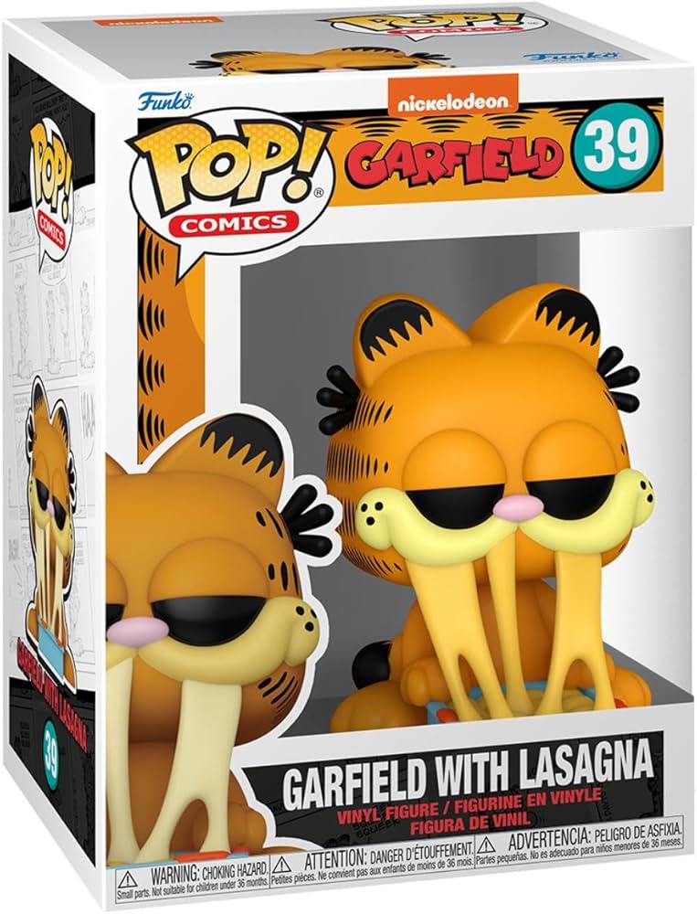 Funko Pop! Animation #39 Garfield W/Lasagne - The Geek In Me
