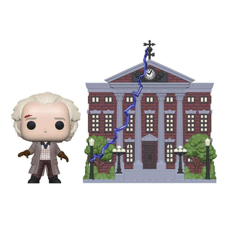 Funko Pop! Back to the Future POP! Town Vinyl Figure Doc w/Clock Tower 9 cm