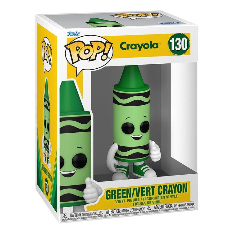 Funko Pop! Crayola POP! Vinyl Figure Green Crayon 9 cm - The Geek In Me
