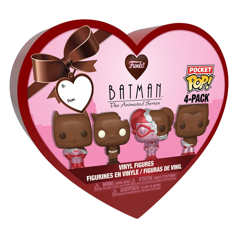 Funko Pop! DC Valentines Pocket POP! Vinyl Figure 4-Pack Choc 4 cm - The Geek In Me