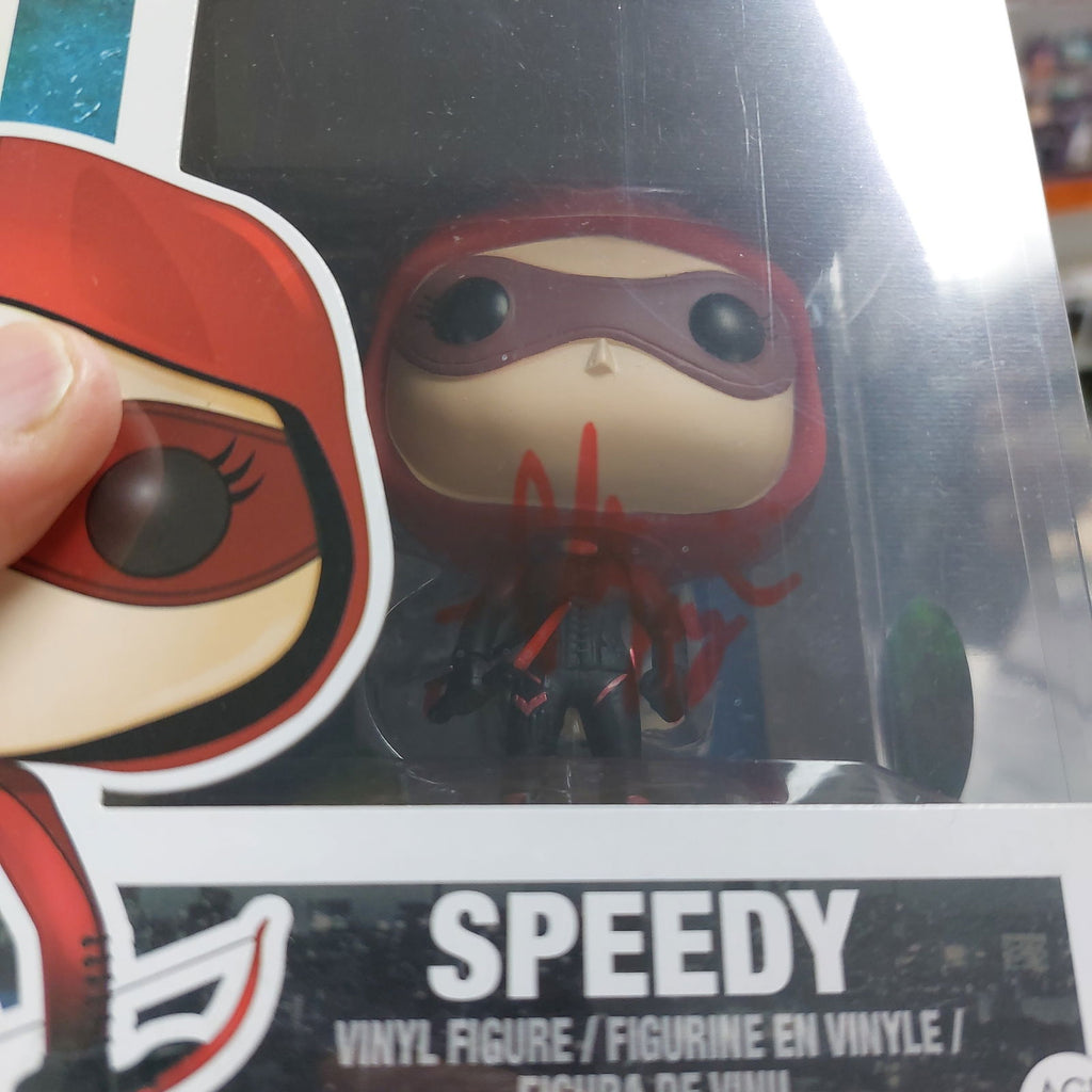 Funko Pop! Dc Arrow - Speedy - Signed By Colton Haynes (Arsenal) - The Geek In Me
