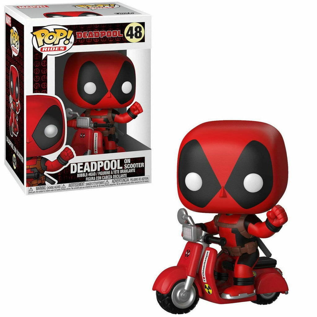 Funko Pop! Deadpool on scooter #48 - The Geek In Me