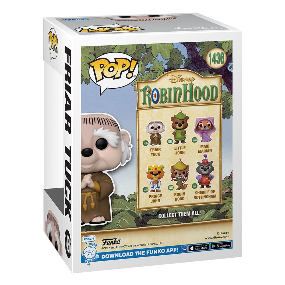 Funko Pop! Disney #1436 Robin Hood - Friar Tuck 9 cm - The Geek In Me
