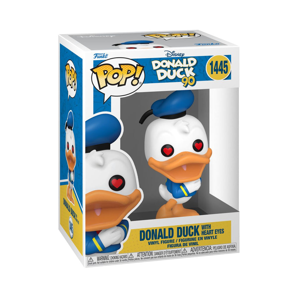 Funko Pop! Disney #1445 90th Anniversary Donald Duck(heart eyes) - The Geek In Me