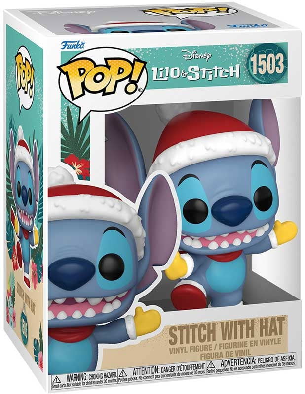 Funko Pop! Disney #1503 STITCH HOLIDAY - STITCH W/HAT - The Geek In Me