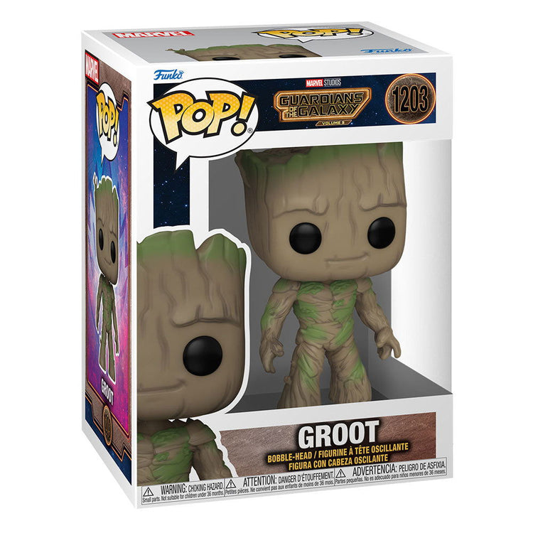 Funko Pop! Guardians of the Galaxy Vol. 3 POP! Vinyl Figure Groot 9 cm #1203 - The Geek In Me
