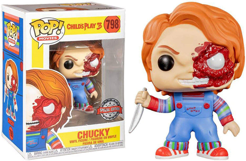 Funko Pop! Horror #798 Chucky (half face) - The Geek In Me