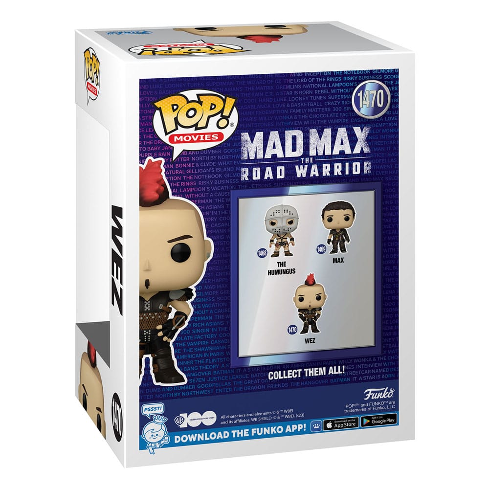 Funko Pop! Mad Max: The Road Warrior POP! Movies Vinyl Figure Wez 9 cm - The Geek In Me