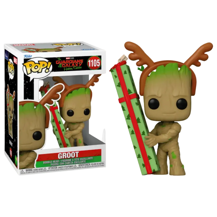 PRE LOVED Funko Pop! Marvel #1105 Holiday Groot