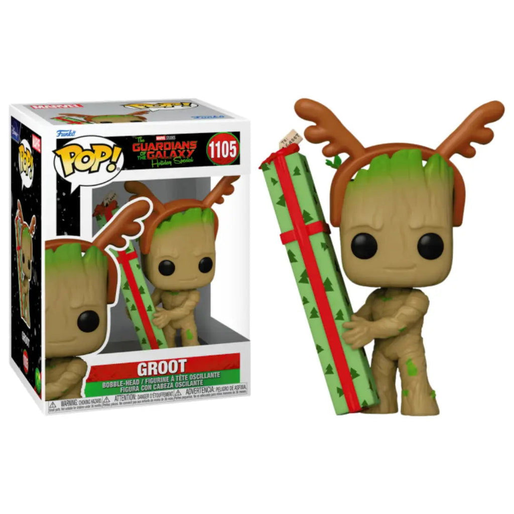Funko Pop! Marvel #1105 Holiday Groot - The Geek In Me