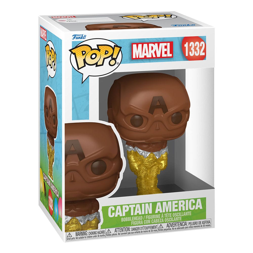 Funko Pop! Marvel POP! Vinyl Figure Easter Chocolate Captain America 9 cm - The Geek In Me