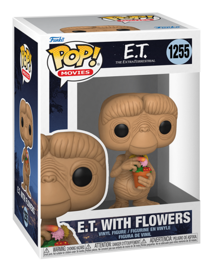 Funko Pop! Movies - E.T 40 Years - E.T With Flowers - The Geek In Me