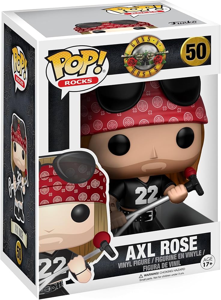 Funko Pop! Rocks #50 Axl Rose - Guns and Roses - The Geek In Me