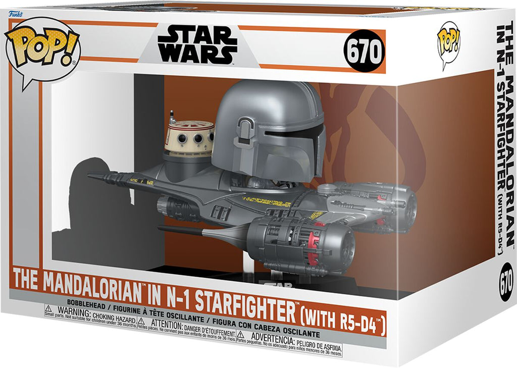 Funko Pop! Star Wars #670 The Mandalorian in 1 Starfighter - The Geek In Me