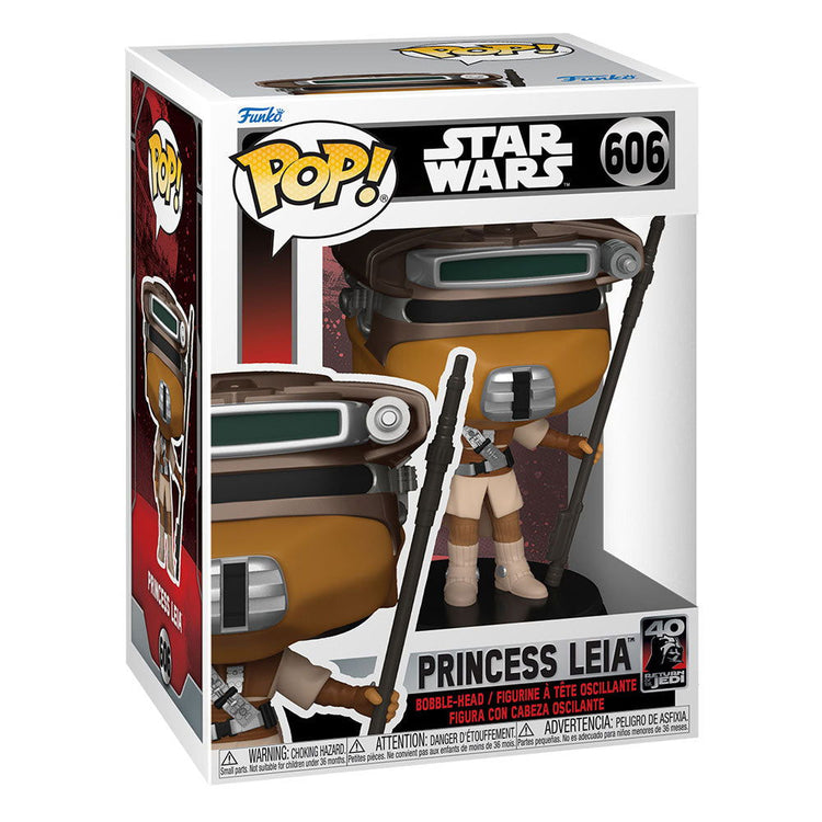 Funko Pop! Star Wars Return of the Jedi 40th Anniversary POP! Vinyl Figure Leia (Boushh) 9 cm - The Geek In Me