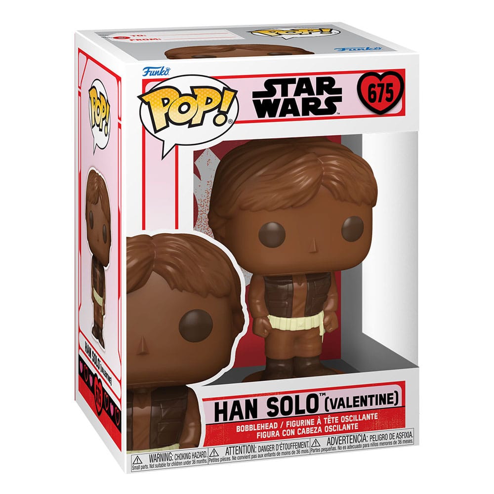 Funko Pop! Star Wars Valentines POP! Vinyl Figure Han Solo (Val Choc) 9 cm #675 - The Geek In Me