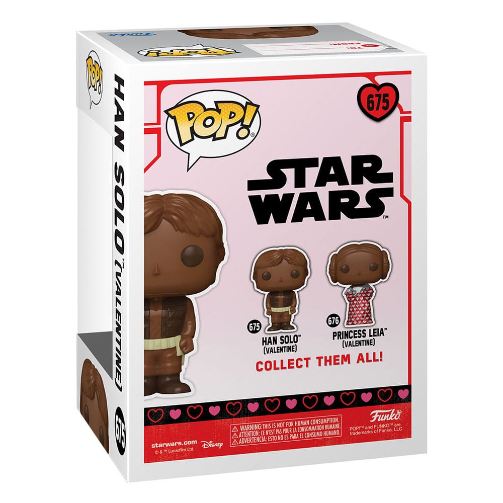 Funko Pop! Star Wars Valentines POP! Vinyl Figure Han Solo (Val Choc) 9 cm #675 - The Geek In Me