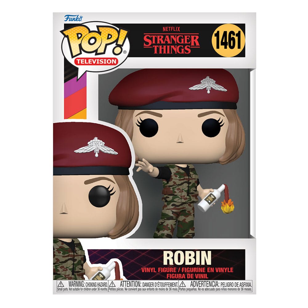 Funko Pop! Stranger Things POP! TV Vinyl Figure Hunter Robin with Cocktail 9 cm - The Geek In Me