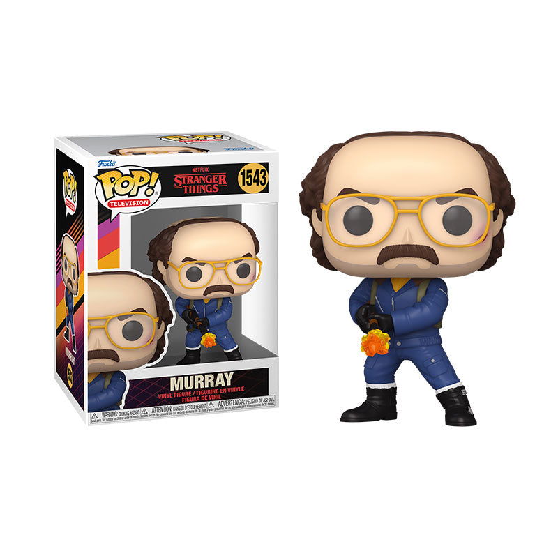 Funko Pop! TV Stranger Things #1543 Murray W/Flamethrower - The Geek In Me