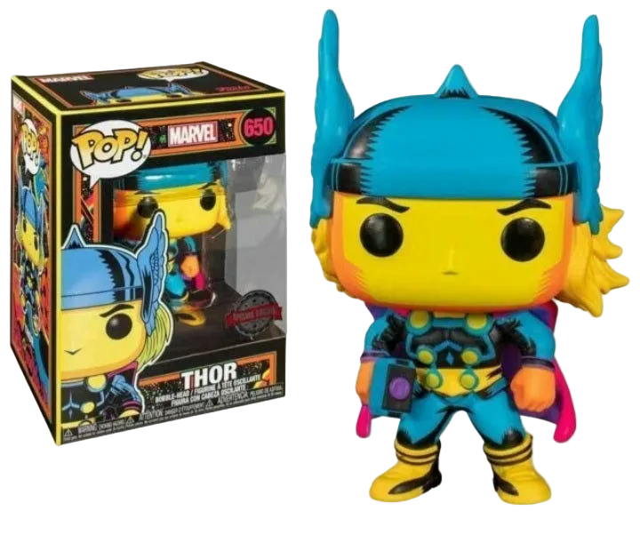 Funko Pop! Vinyl: Marvel Blacklight Thor Figure #650