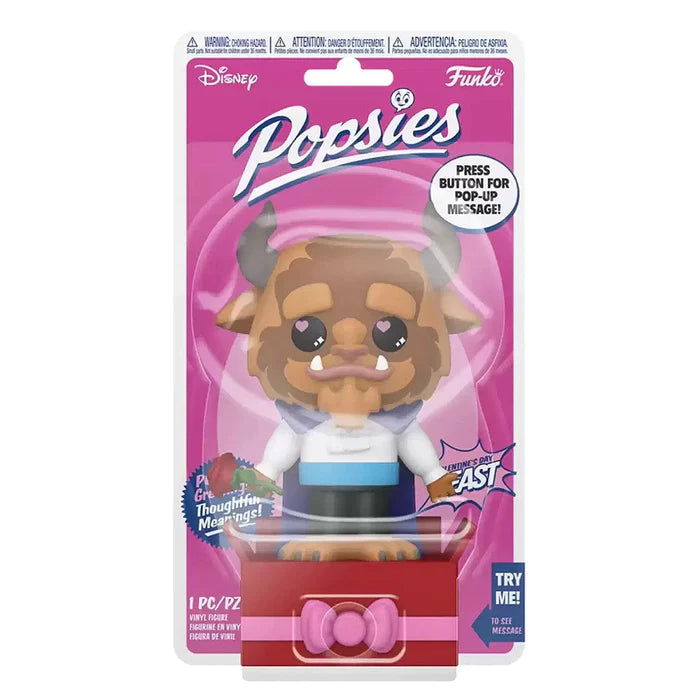 Funko Popsies Disney Beast Valentine's Day Edition Pop-Up Message Collectible Figure - The Geek In Me