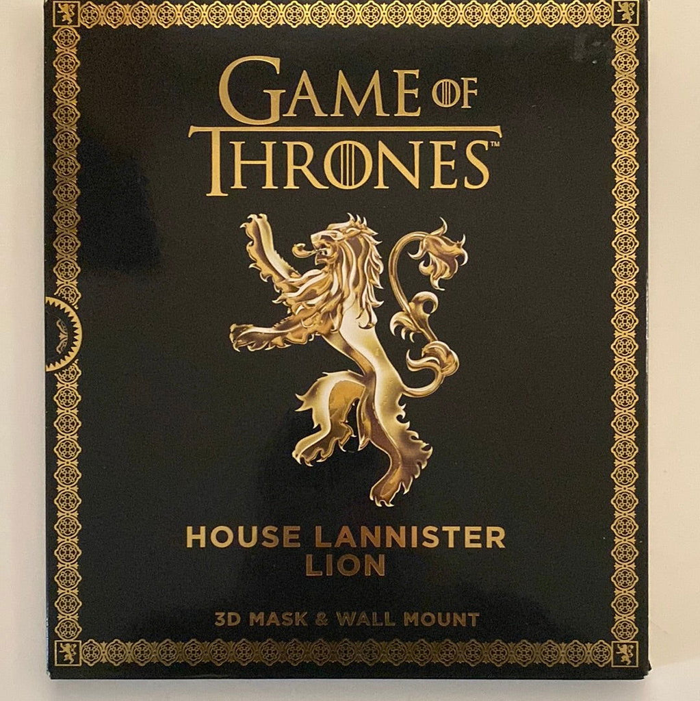 GOT House Lannister Lion 3D mask & Wall Mountable - The Geek In Me