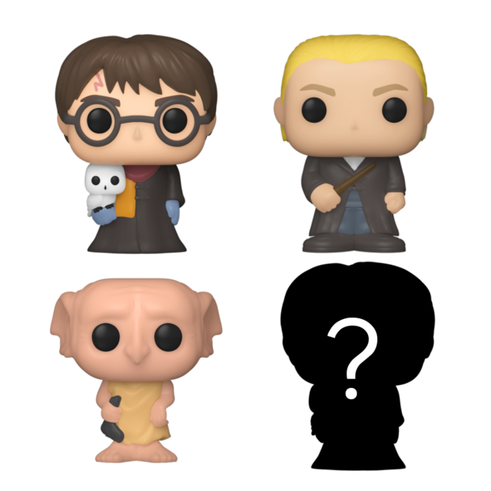 Harry Potter - Harry Potter, Draco Malfoy, Dobby & Mystery Bitty Pop! Vinyl Figure 4-Pack - The Geek In Me