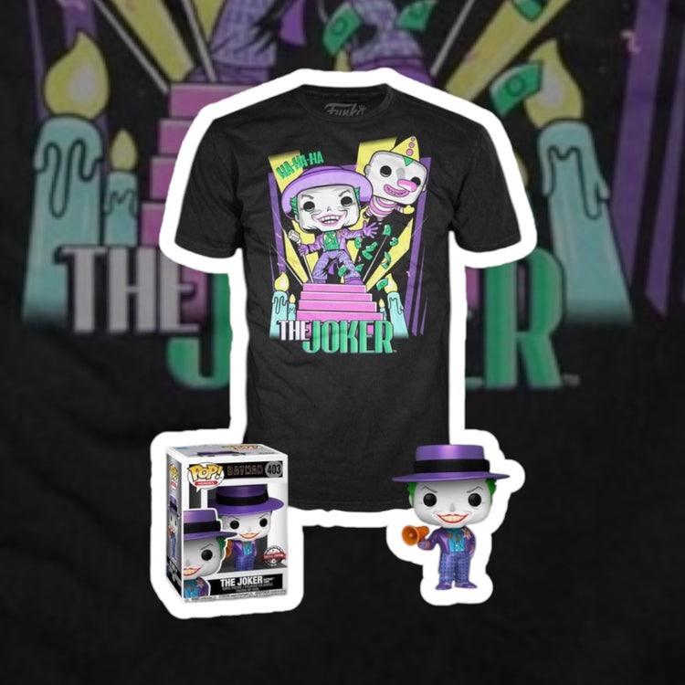 Funko Pop! & Tee DC Comics POP! & Tee Box Batman 89 Joker with Speaker