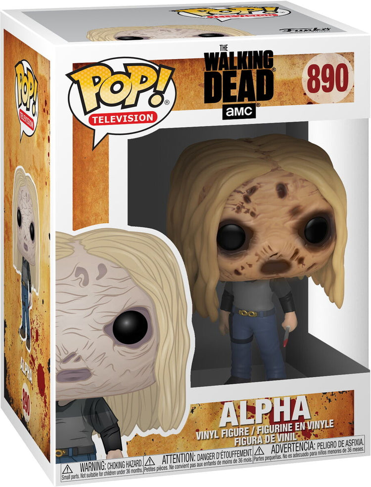 PRE LOVED Funko Pop! TV #890 The Walking Dead- Alpha