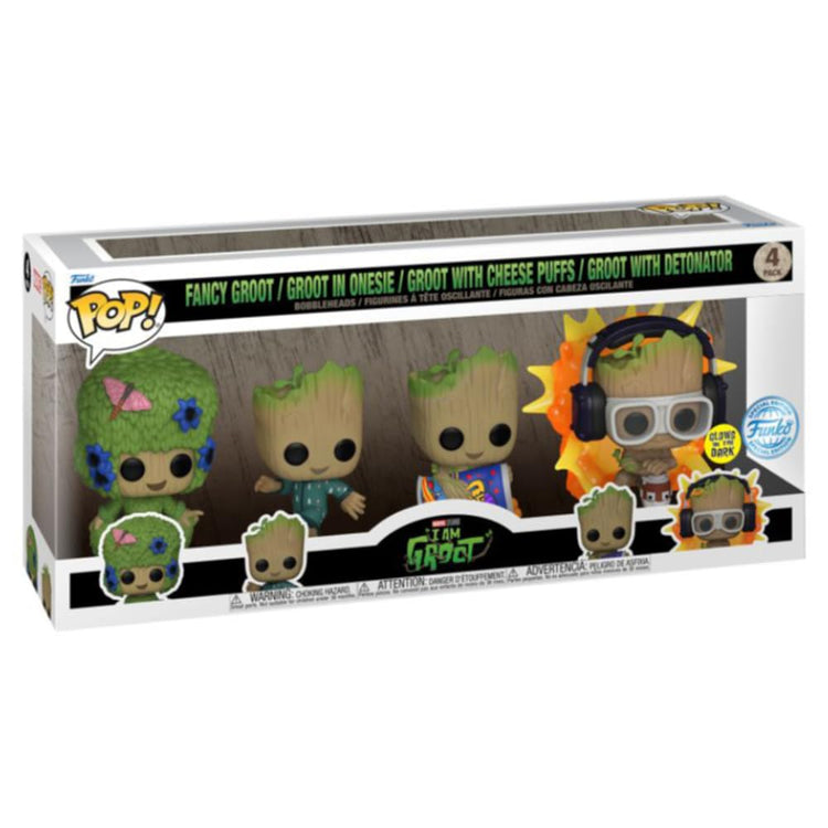 Funko Pop! Marvel 4pk Groot