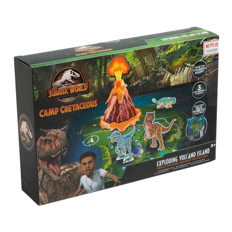 Jurassic World Camp Cretaceous Exploding Volcano Island