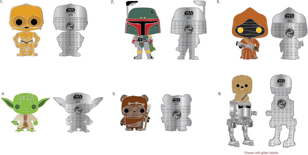 Loungefly - Disney - Star Wars Enamel Pins - The Geek In Me