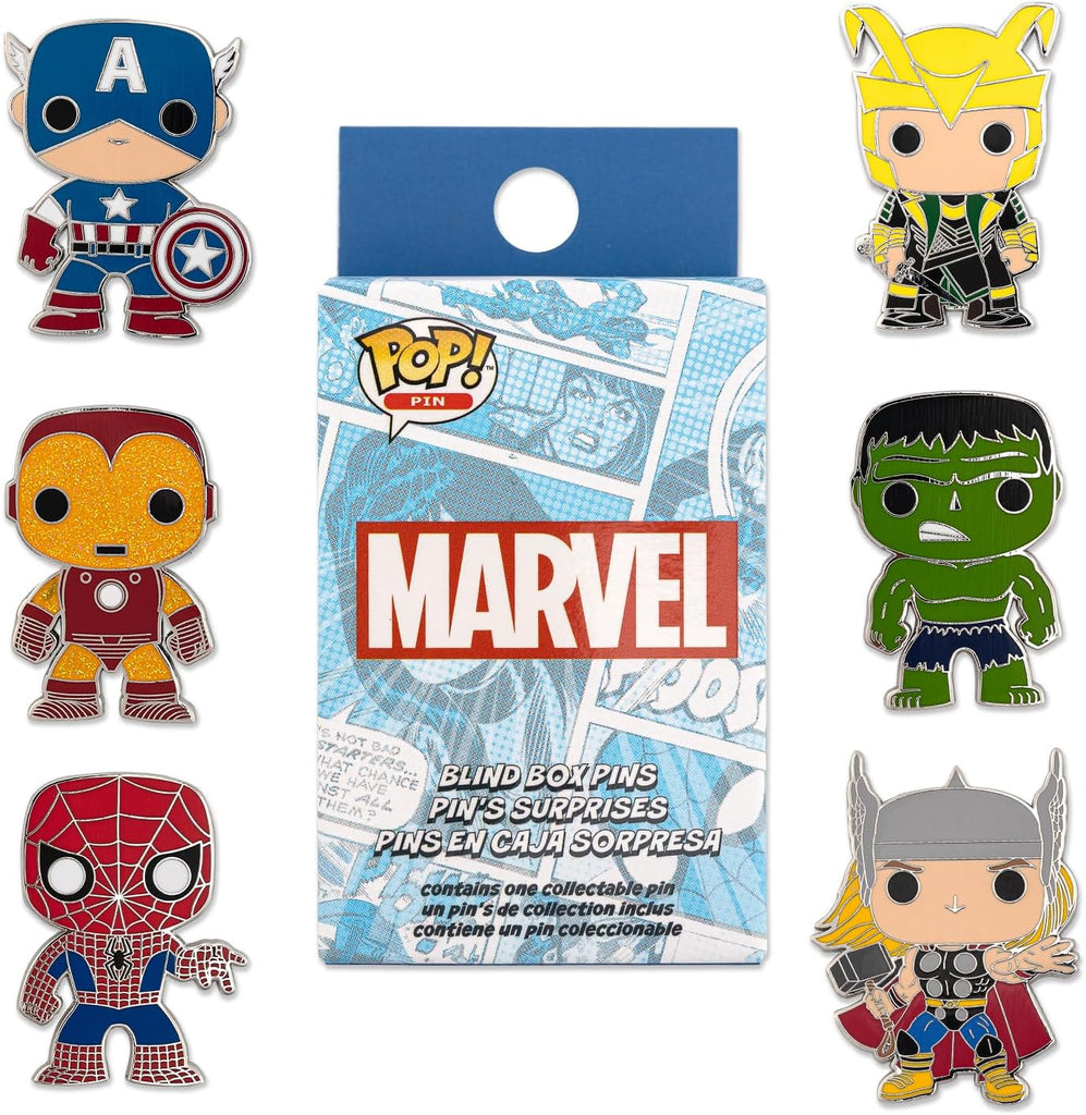 Loungefly Marvel POP! Enamel Pin - Avengers - Blind Box Enamel Pins - The Geek In Me