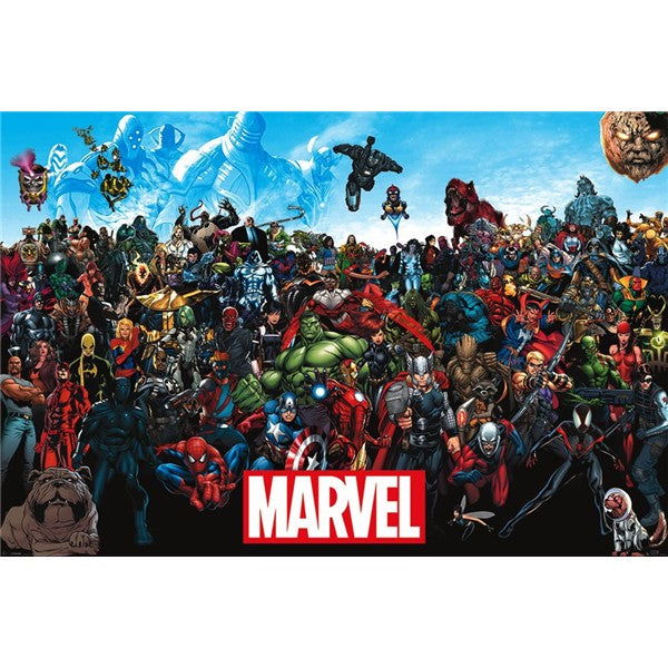 Marvel Poster - The Geek In Me