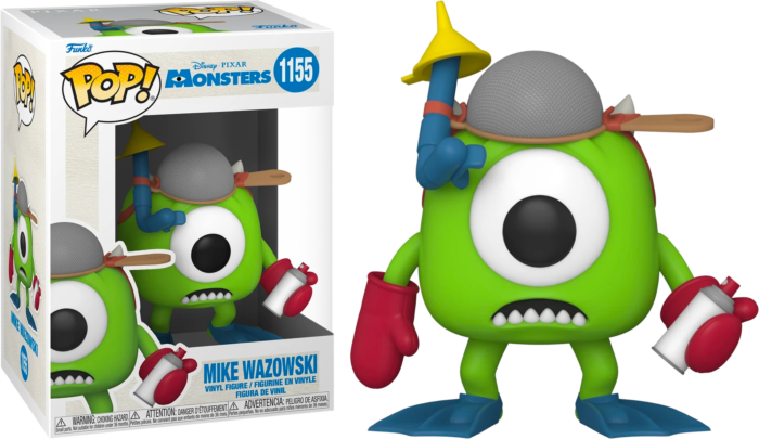 Monsters, Inc. - Mike Wazowski with Mitts 20th Anniversary Pop! Vinyl Figure - The Geek In Me