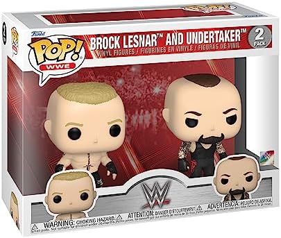 PRELOVED Funko Pop! WWE 2pk Brock Lesnar & Undertaker - The Geek In Me