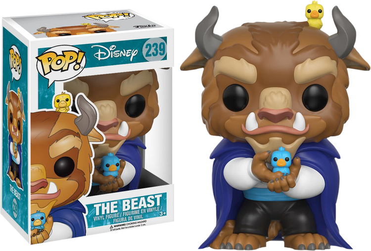 PRE LOVED Funko Pop! #239 Beauty and the Beast - The Beast with Curls 30th Anniversary Pop! Vinyl Figure - The Geek In Me