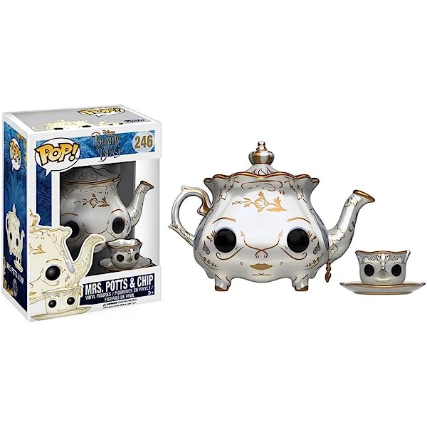 PRE LOVED Funko Pop! #246 Disney MRS Potts & Chip - The Geek In Me