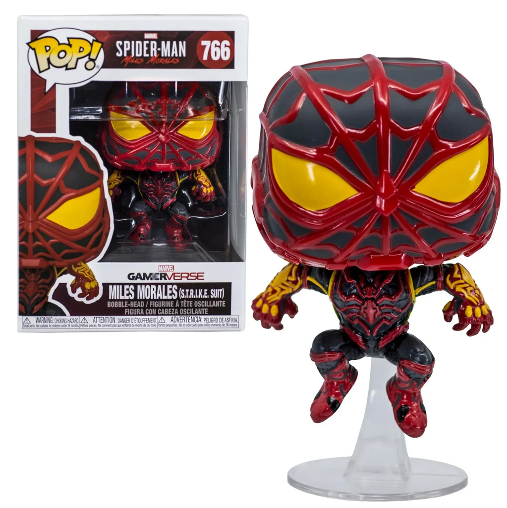 PRE LOVED Funko Pop! #766 Miles Morales S.T.R.I.K.E Suit - The Geek In Me
