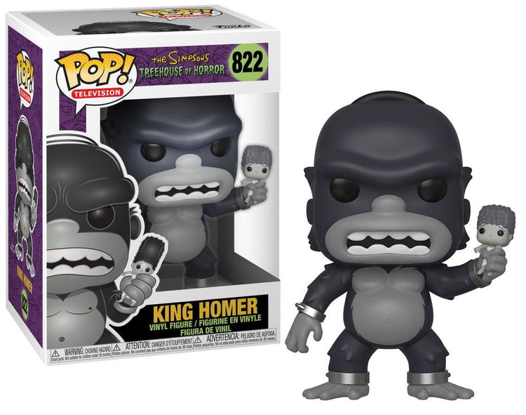 PRE LOVED Funko Pop! #822 King Homer - The Geek In Me