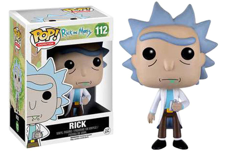 PRE LOVED Funko Pop! Animation #112 Rick and Morty - Rick - The Geek In Me