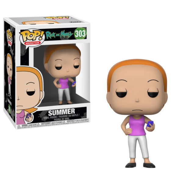 PRE LOVED Funko Pop! Animation #303 Rick and Morty - Summer - The Geek In Me