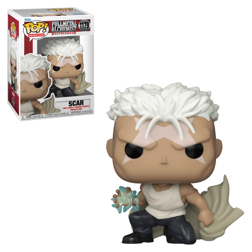 PRE LOVED Funko Pop! Anime #1179 Full Metal Alchemist Scar - The Geek In Me