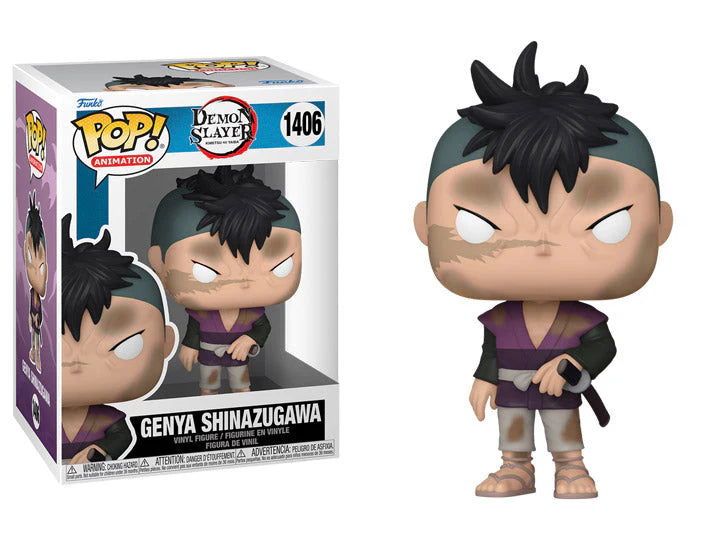 PRE LOVED Funko Pop! Anime #1406 Demon Slayer - Genya Shinazugawa - The Geek In Me