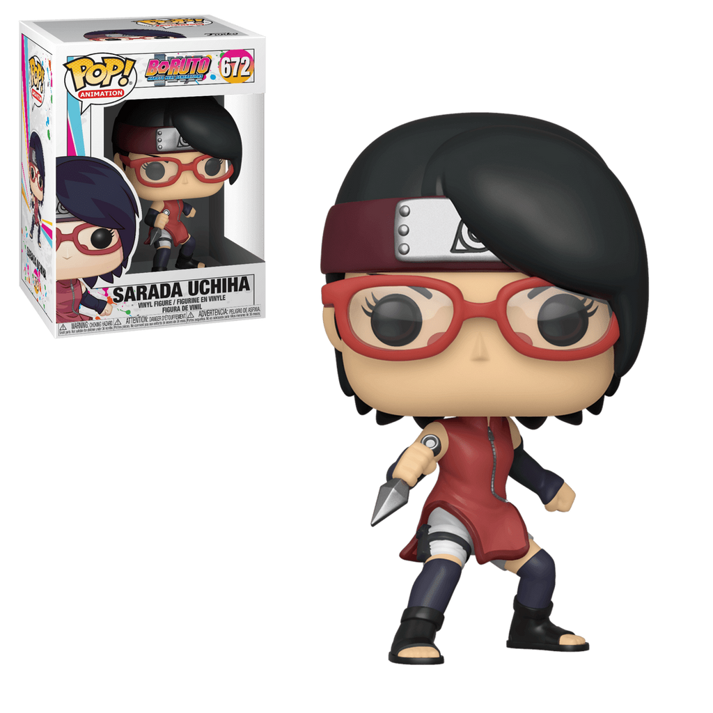PRE LOVED Funko Pop! Anime #672 Boruto Sarada Uchiha - The Geek In Me