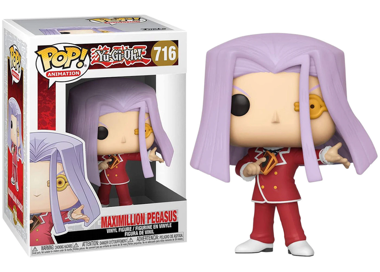 PRE LOVED Funko Pop! Anime #716 Yu-Gi-Oh Maximillion Pegasus - The Geek In Me